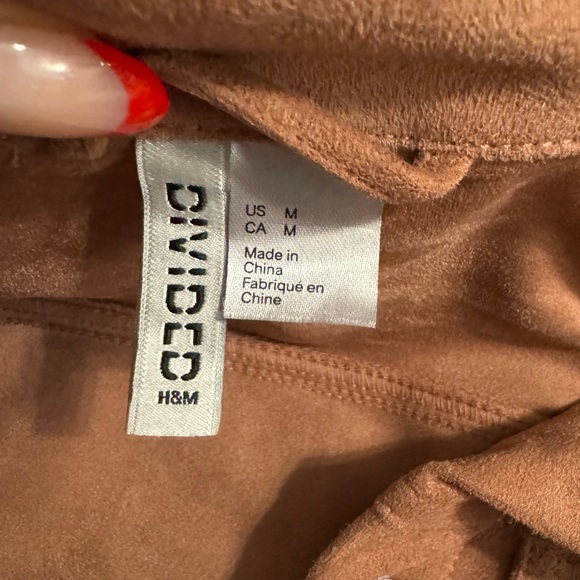 H&M Divided Suade Jacket, Size Medium. - Picture 4 of 5